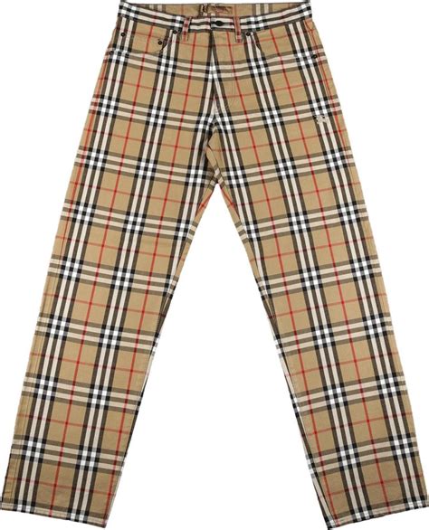 supreme burberry regular jean|supreme x burberry goat.